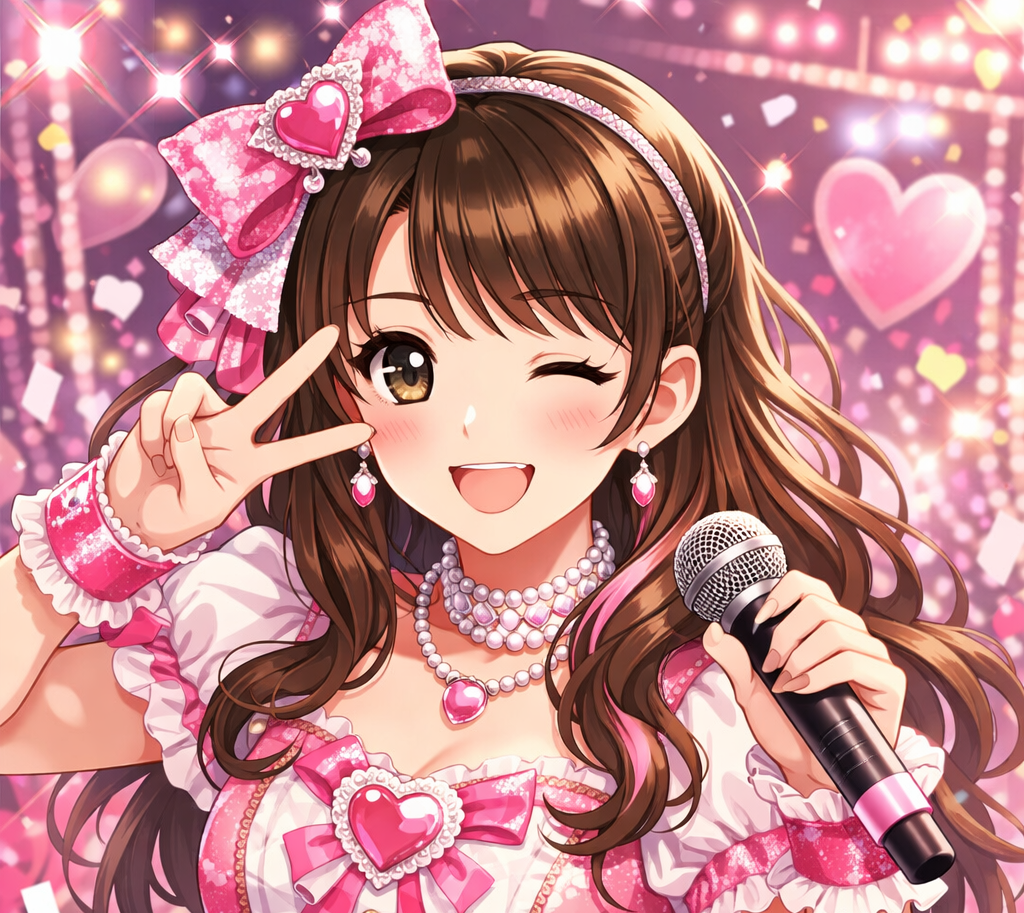 AIが作成した佐々木彩夏さんのイメージ画像