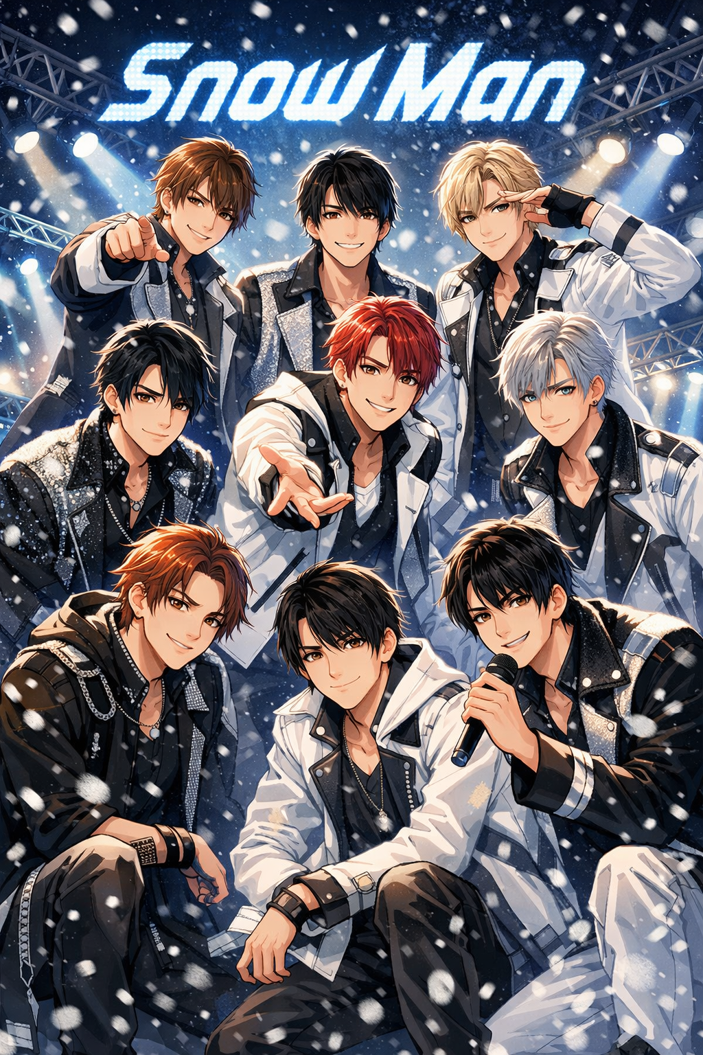 aiが作成したsnowmanのイラスト